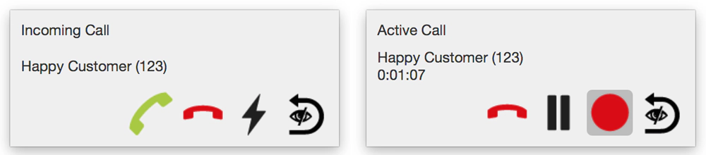 pascom classic popups notification