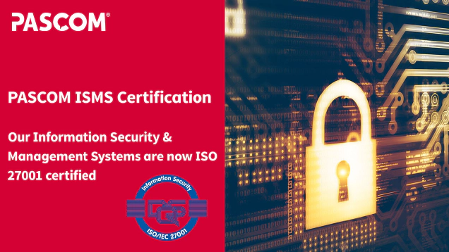 pascom ist jetzt ISO 27001 zertifiziert