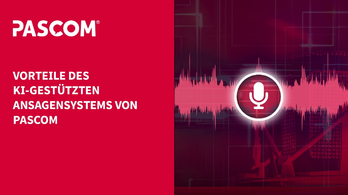 Vorteile des KI-gestützten Ansagensystems von pascom