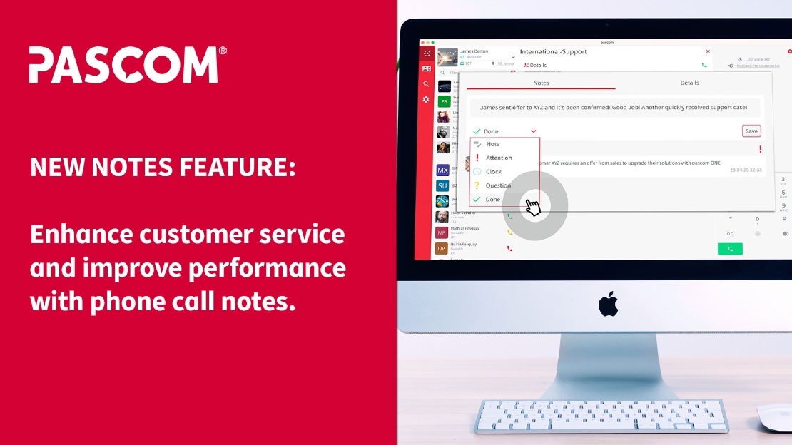 Neue Funktion: Notizen zu Anrufen hinzufügen