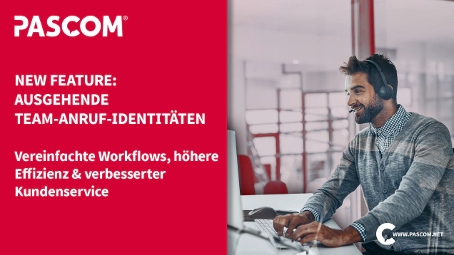 Neues pascom ONE Feature: Ausgehende Team-Anruf-Identitäten