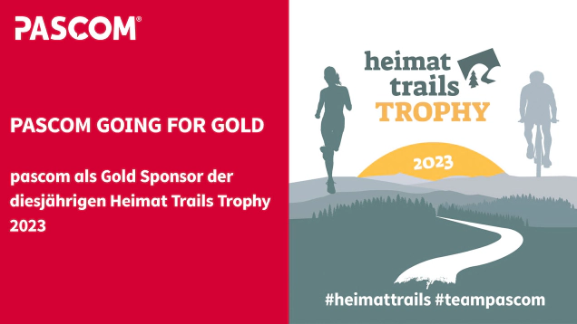 pascom als Gold Sponsor der diesjährigen Heimat Trails Trophy 2023