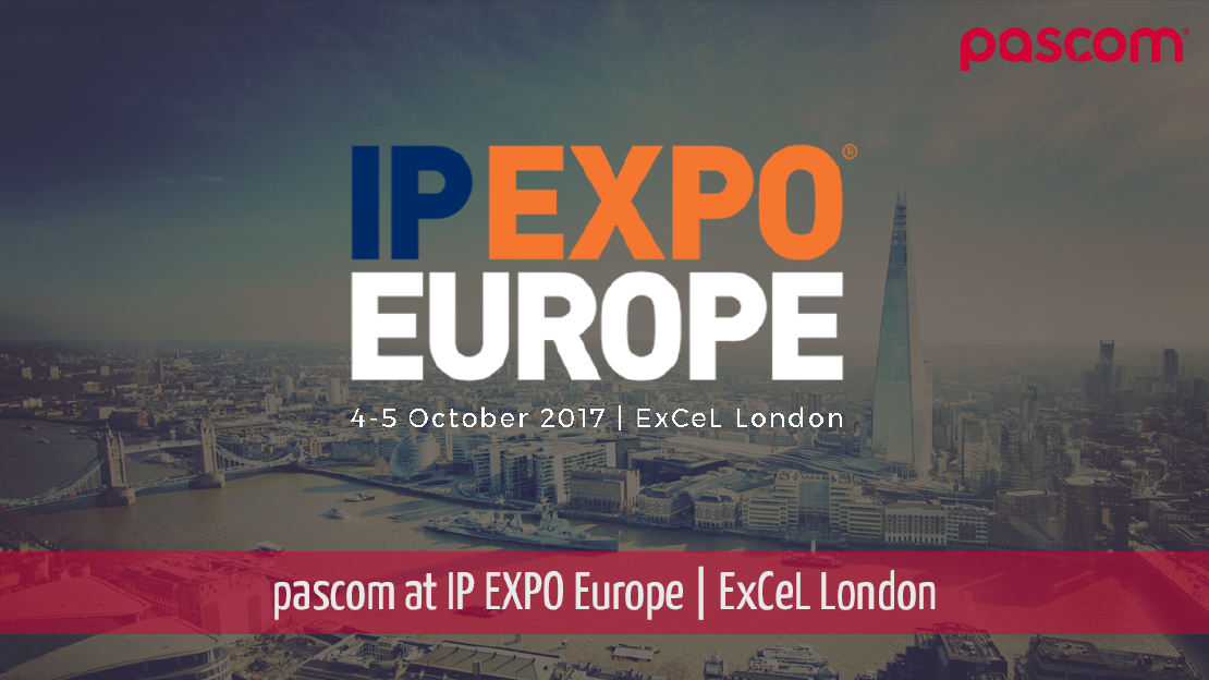 Meet pascom at IP Expo Europe London