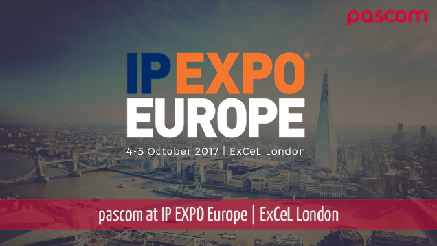 Meet pascom at IP Expo Europe London