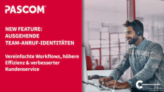 Neues pascom ONE Feature: Ausgehende Team-Anruf-Identitäten