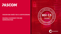 pascom ONE erhält C5-Zertifizierung – Maximale Sicherheit für Ihre Kommunikation