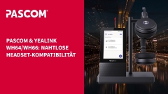 Unterstützung für Yealink WH64 und WH66 Headsets in der pascom App