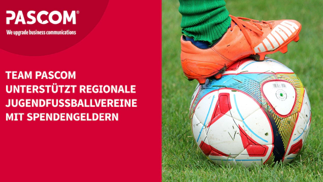 pascom unterstützt regionale Jugendfussballvereine
