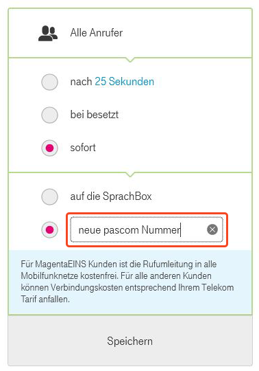 Telekom Rufumleitung einrichten