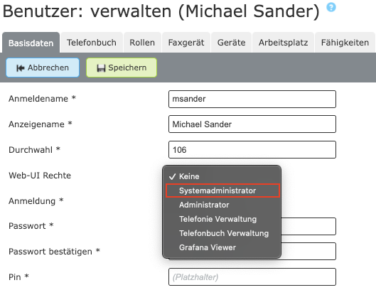 Grafana Admin