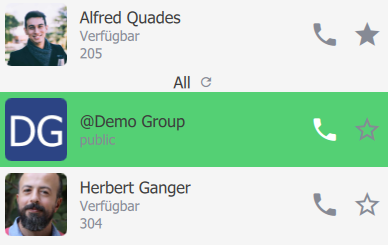 Group in Contact List