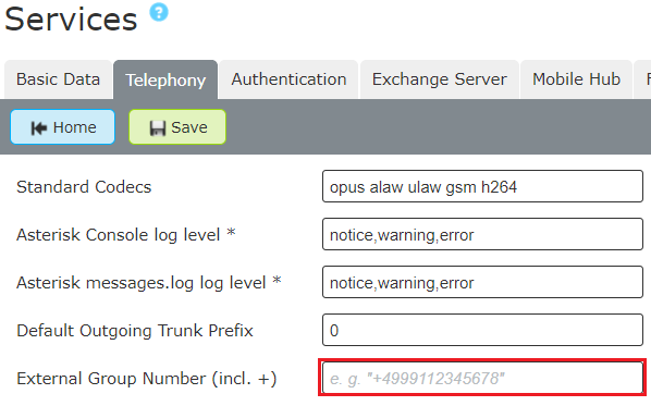 Setup Dial-in Number