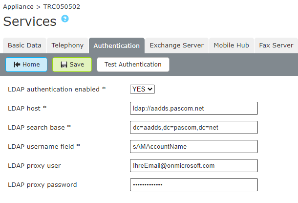 Setup Authentication