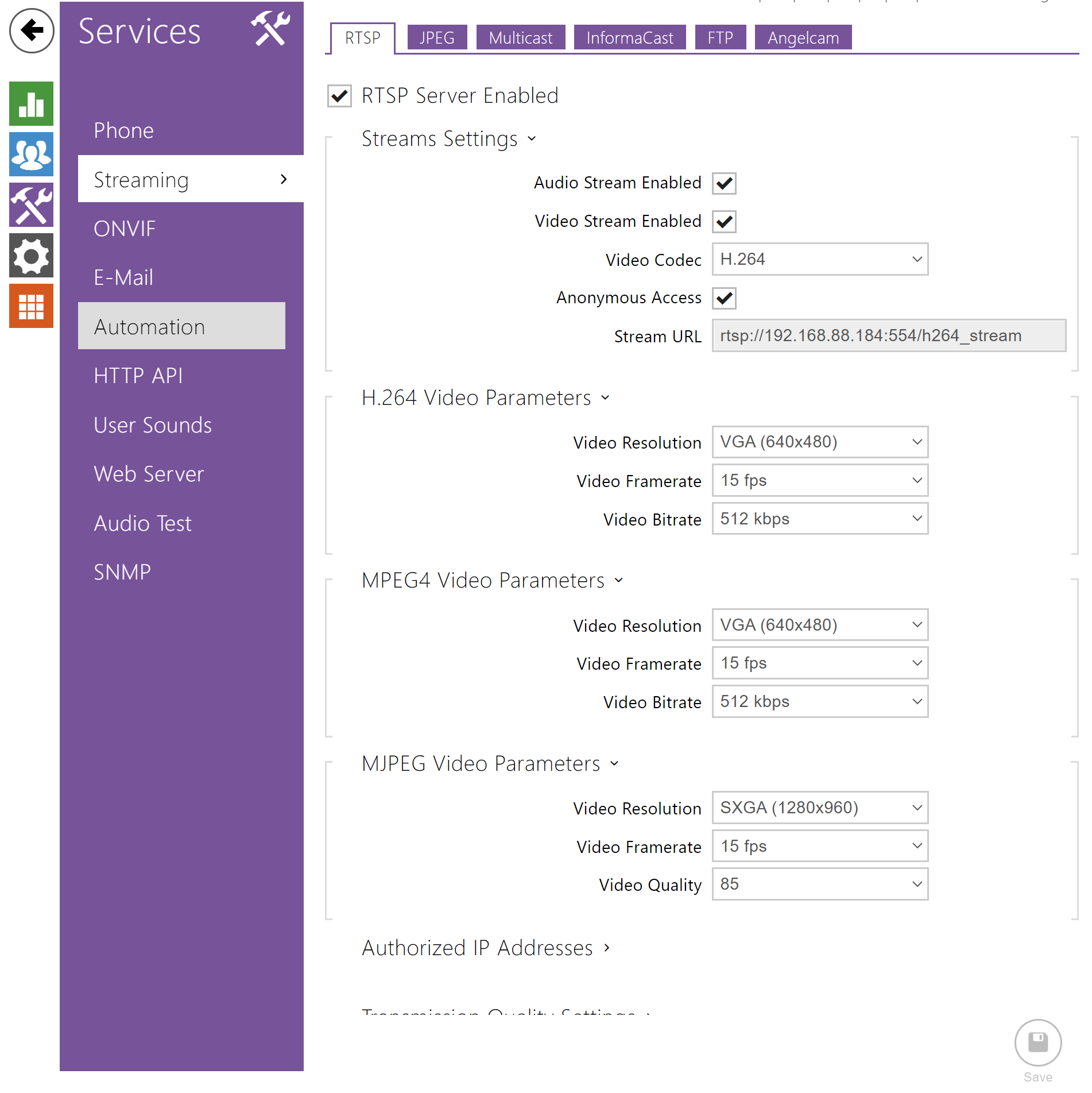 2N Sip Configuration Video