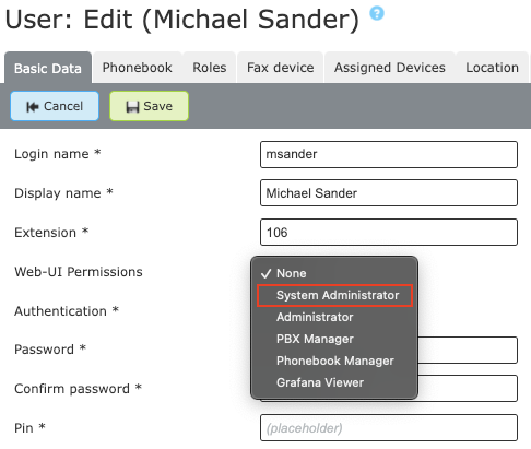 Grafana Admin