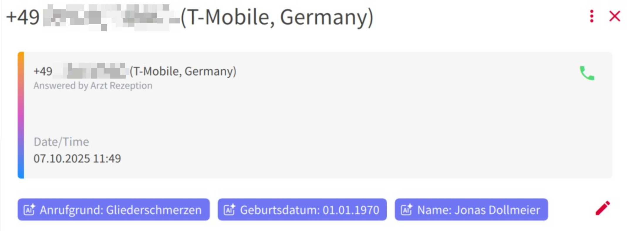 AI Agent App View of Labels