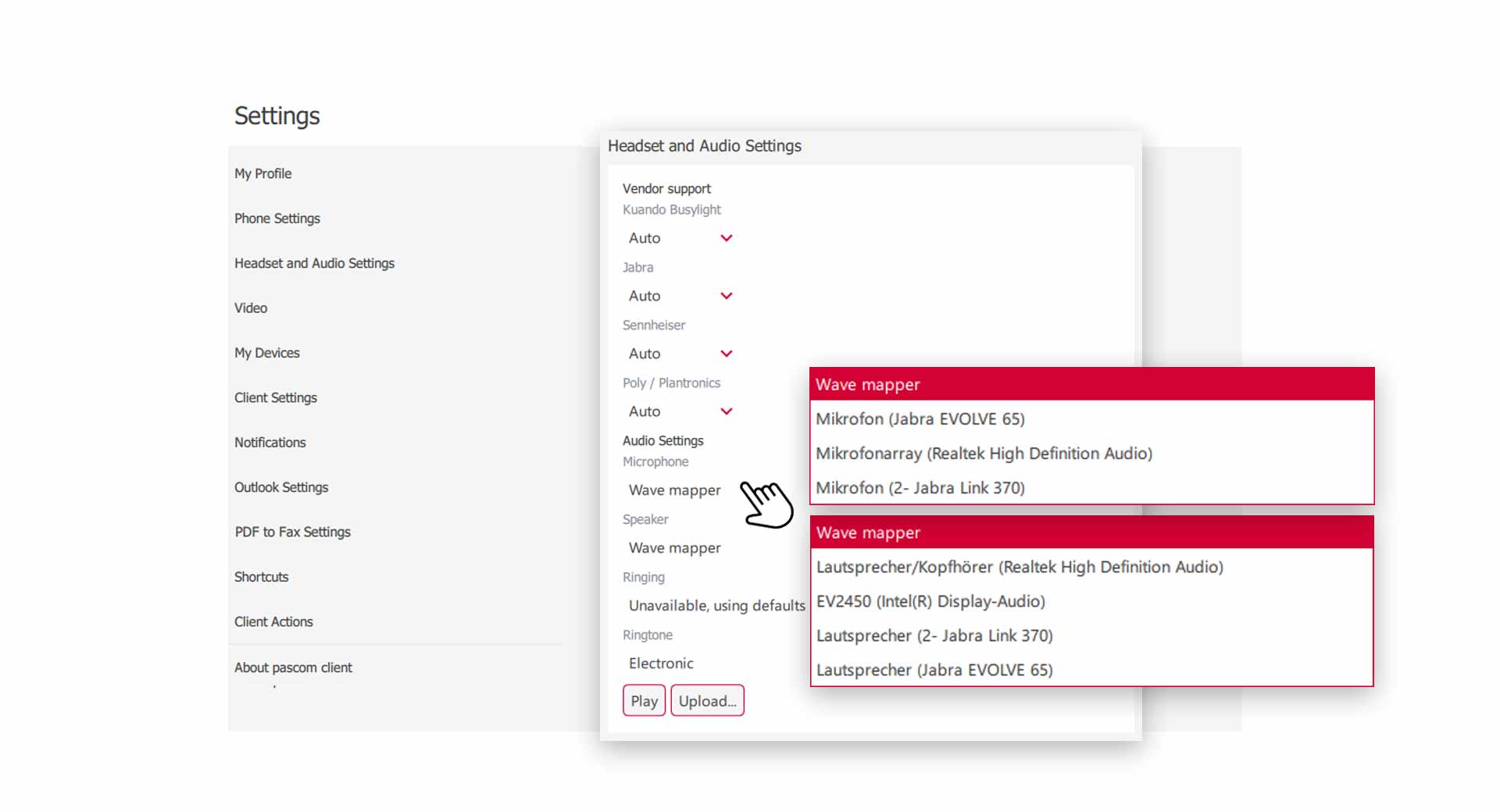 Audio Settings