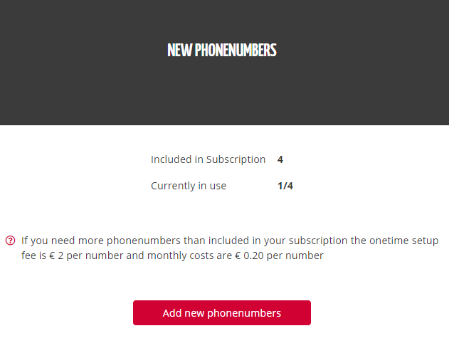 pascom cloud New Phone Number