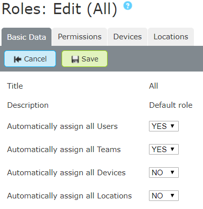 permission Basesettings