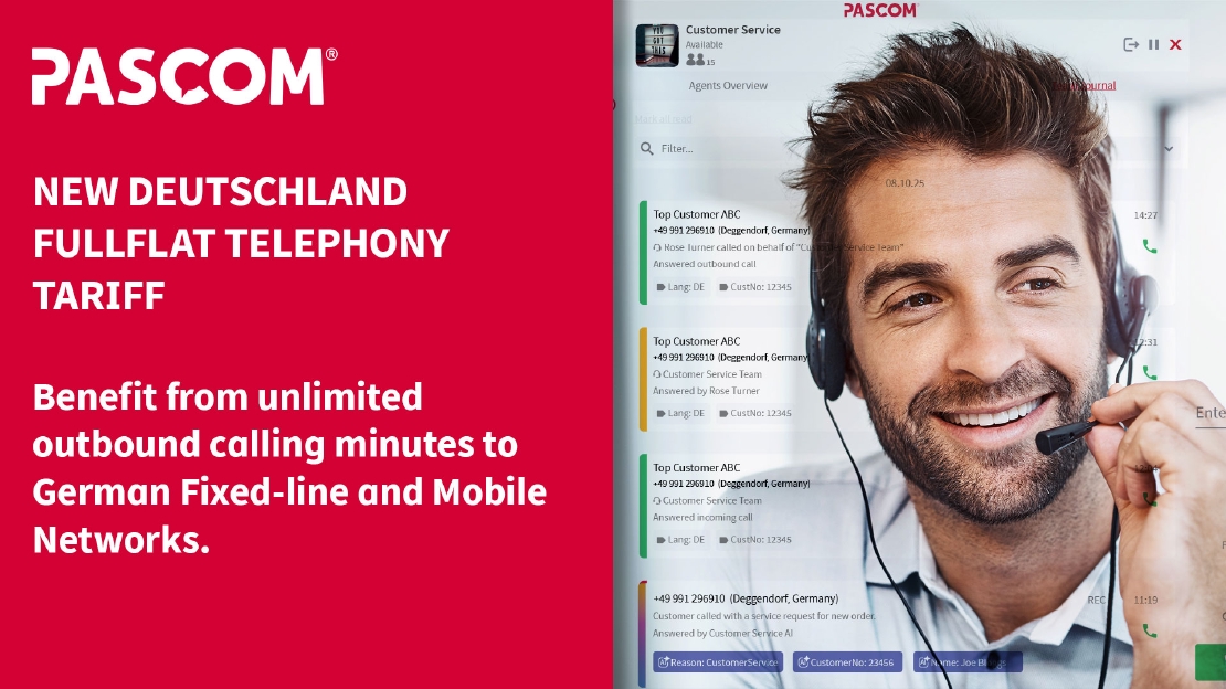 Germany FullFlat - New PASCOM FlatRate Telephony Tariff