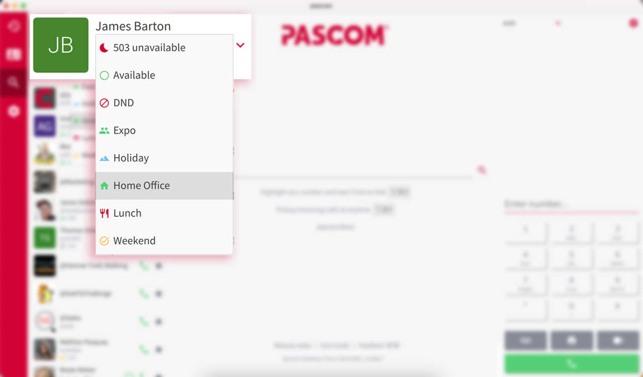 Image - enable pascom app profile