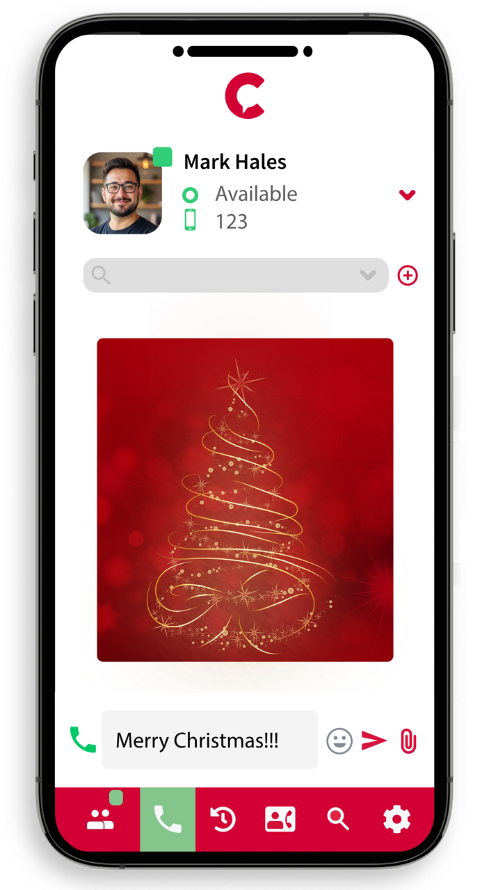 pascom festive Mobile VoIP app
