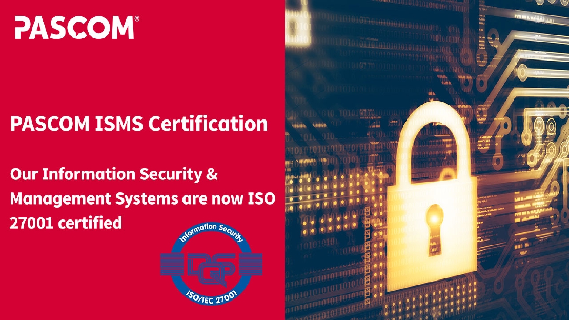 pascom is now ISO 27001 Certified