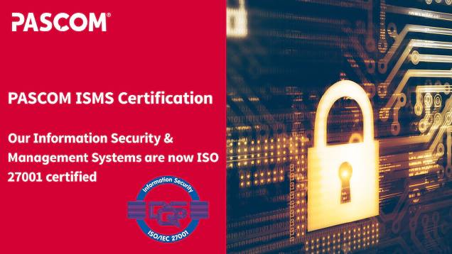 pascom is now ISO 27001 Certified