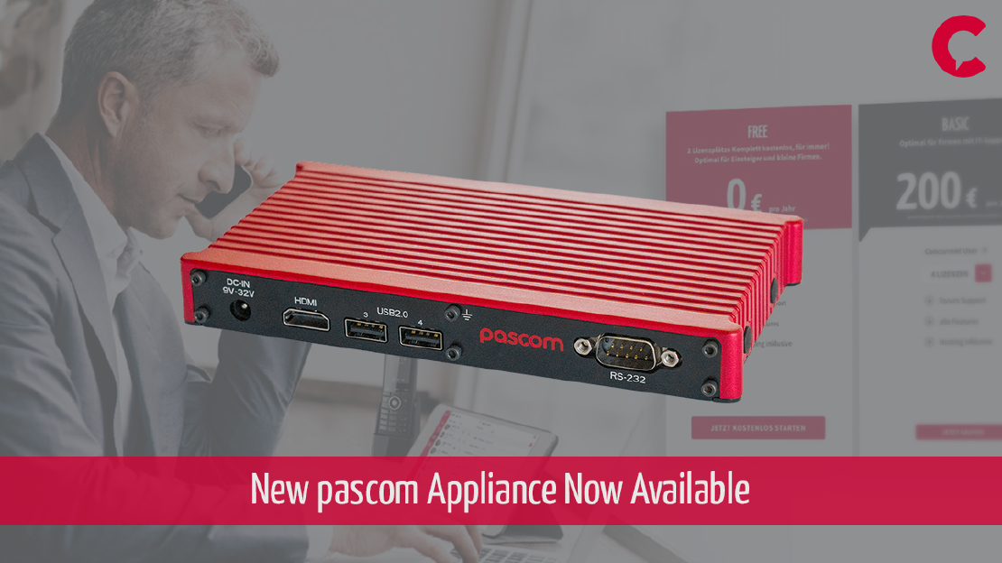 New pascom Appliance Hardware Unveiled