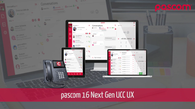 pascom 16 Next Generation UCC UX
