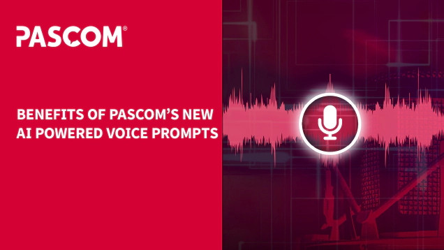 Benefits of pascom's AI powered prompt system