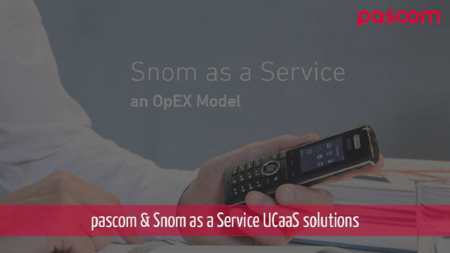 pascom Announce Snom as a Service