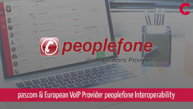 pascom Announces Interoperability with European VoIP Provider peoplefone