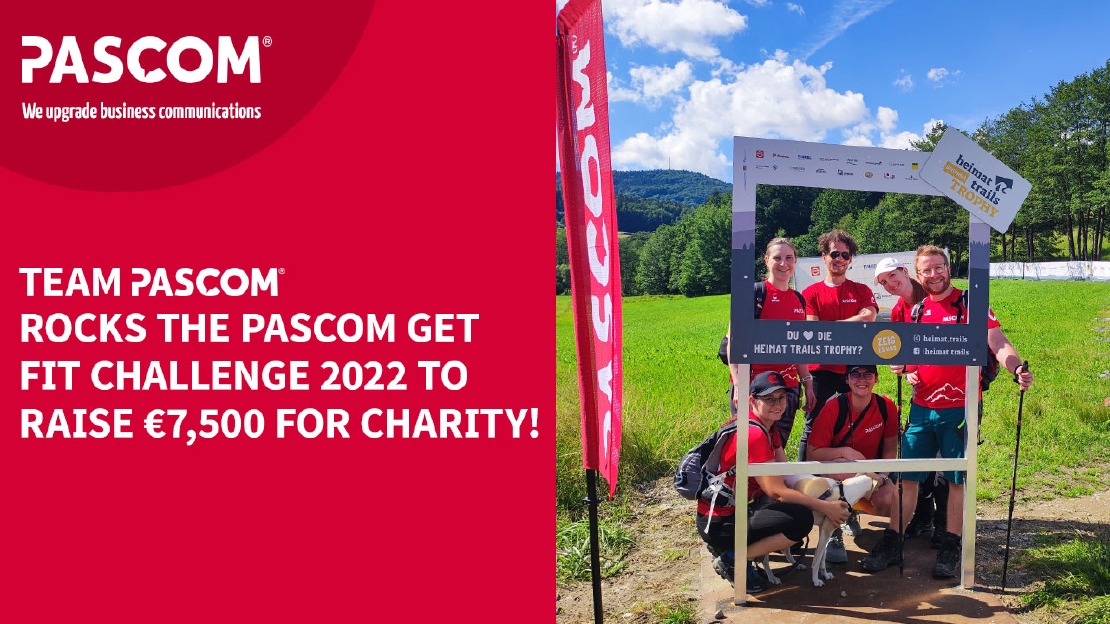 We raised €7,500 - pascom Get Fit Challenge 2022