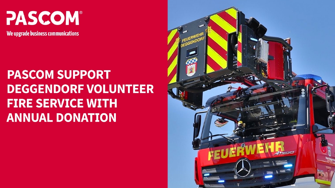 pascom Donation to Support Deggendorf Volunteer Fire Services