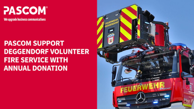 pascom Donation to Support Deggendorf Volunteer Fire Services