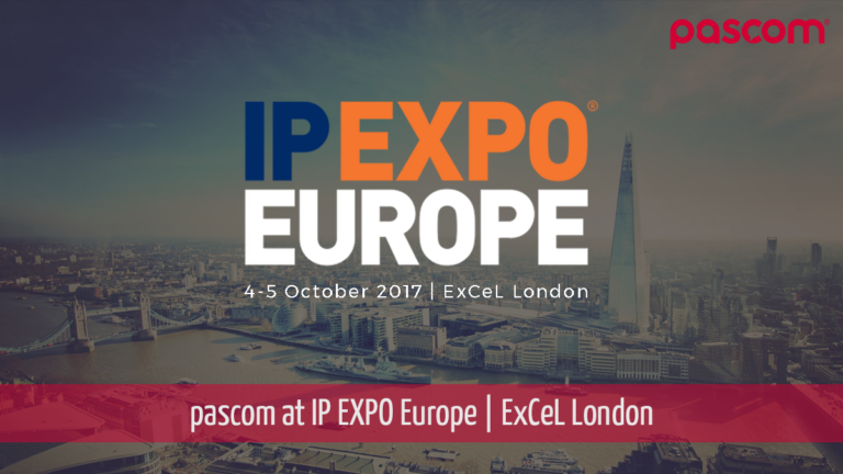 Meet PASCOM at IP Expo Europe London
