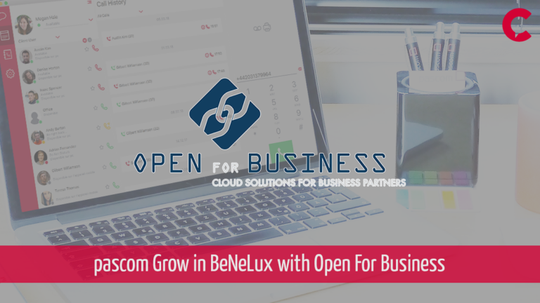 PASCOM Grow in BeNeLux with Open for Business