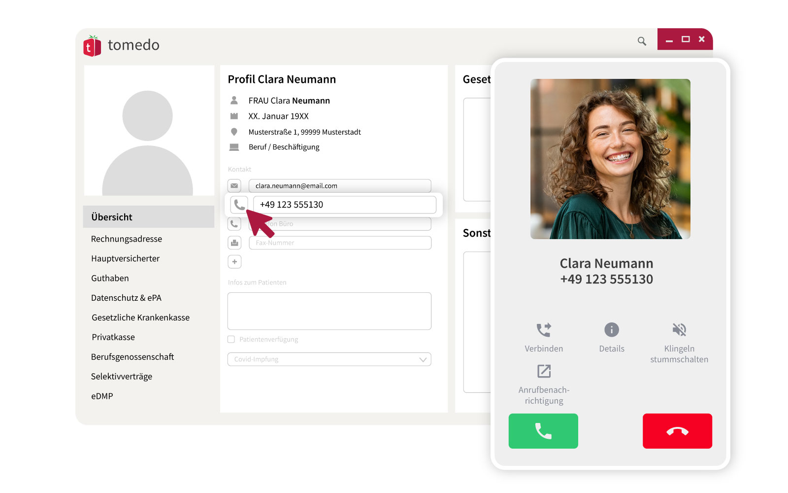Click2Dial / CTI Integration
