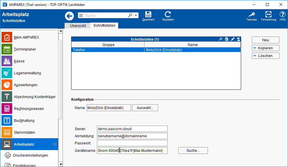 Simple, hassle free PASCOM AMPAREX integration