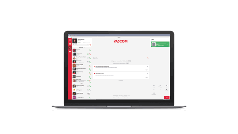 How to flip a call with pascom