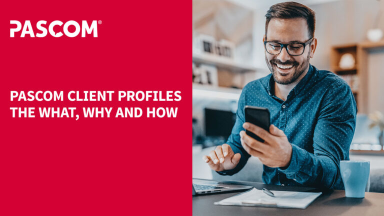How to setup and use the PASCOM client profiles