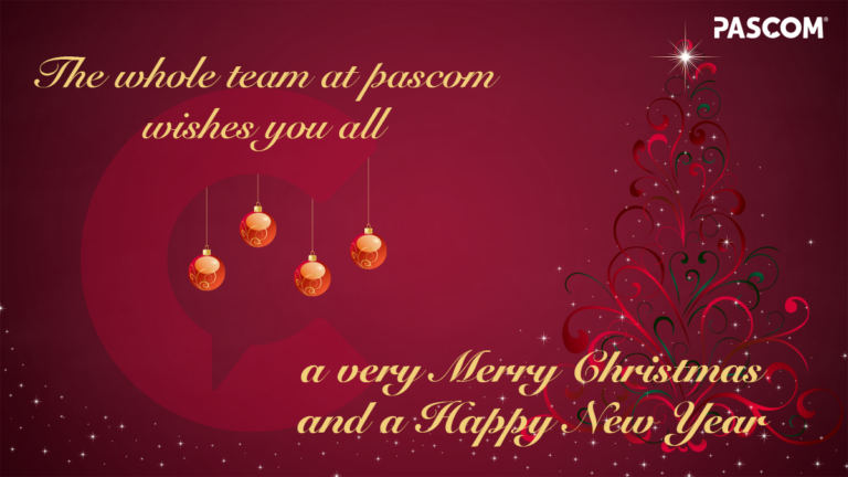 Christmas 2022 PASCOM Support and Opening Times