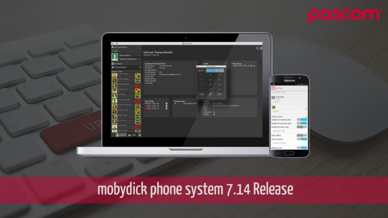 PASCOM mobydick phone system 7.14