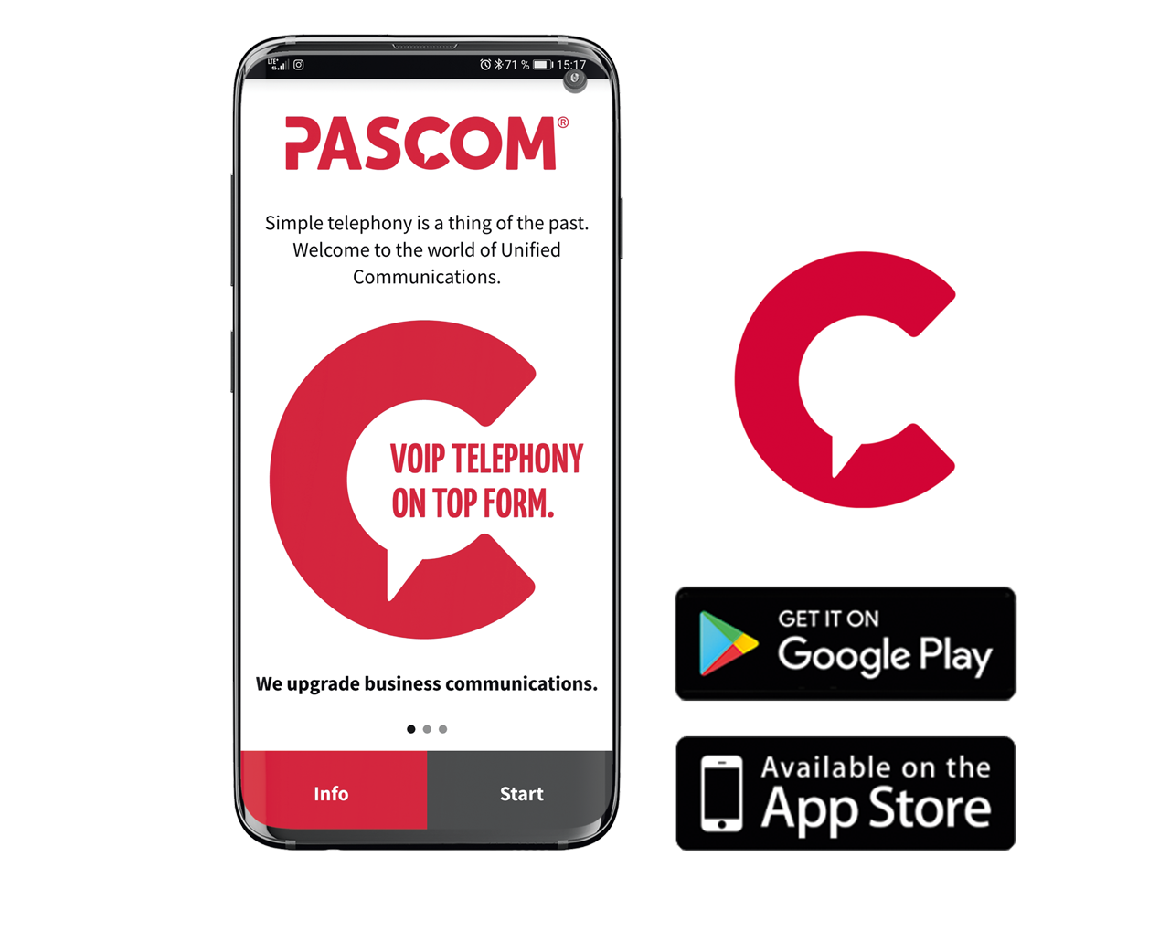 PASCOM Mobil VoIP für Android und iOS