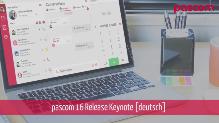 PASCOM 16 – gesteigerte UCC