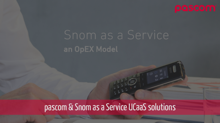 PASCOM Announce Snom as a Service