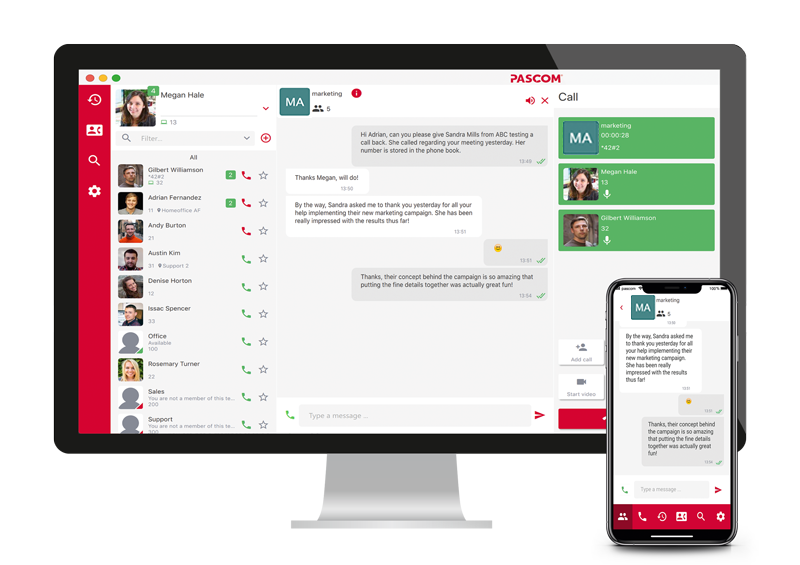 PASCOM Mobile Team Collaboration