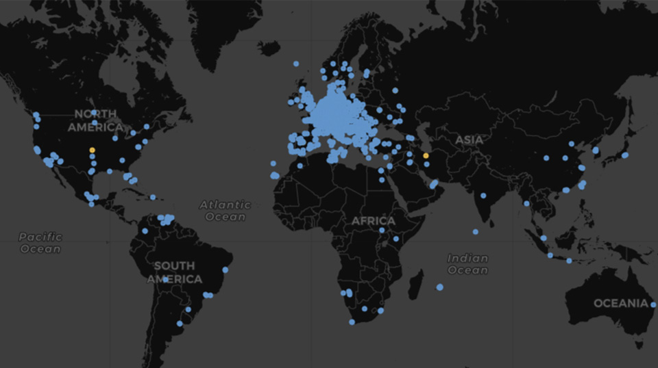 PASCOM app worldwide usage
