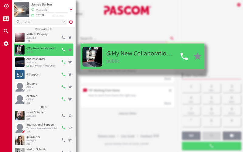 Active PASCOM group